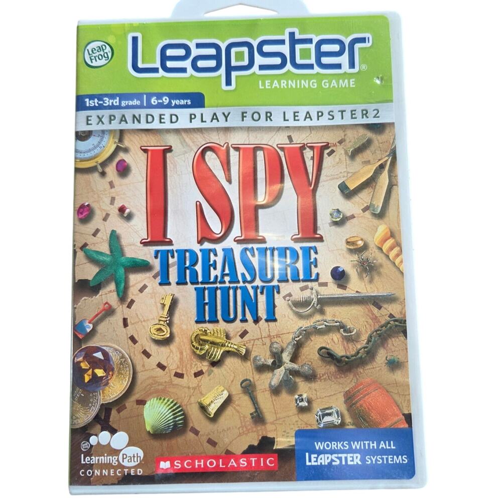 Leapster LeapFrog I SPY TREASURE HUNT game in case